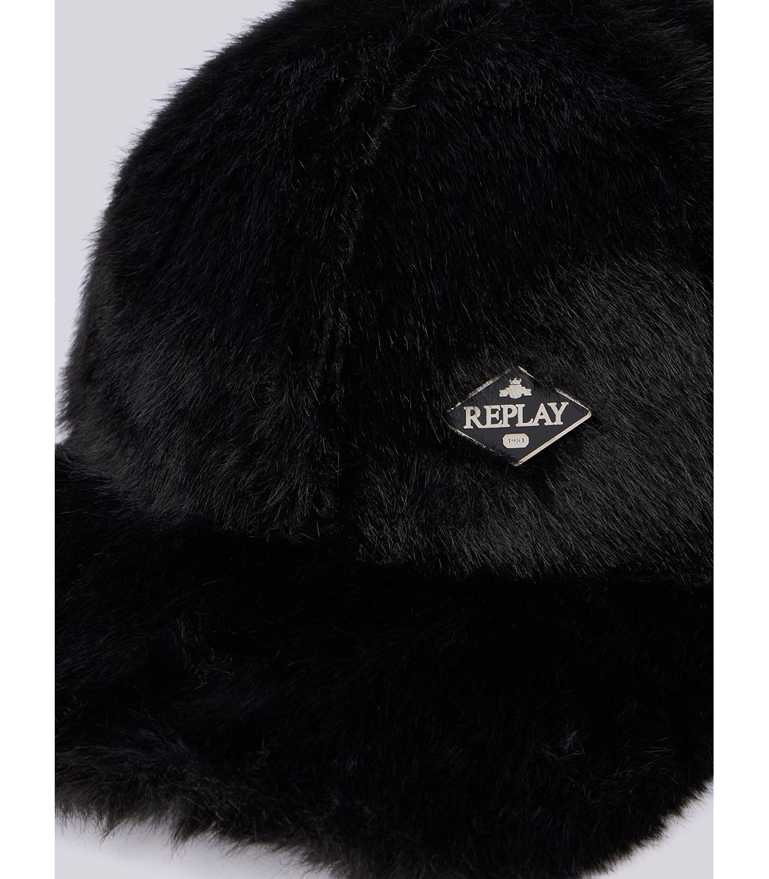 フェイクファーCAP 詳細画像 ブラック 3